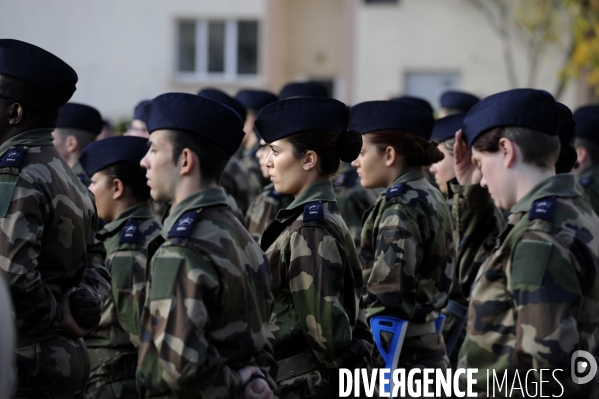 Inauguration du service militaire volontaire