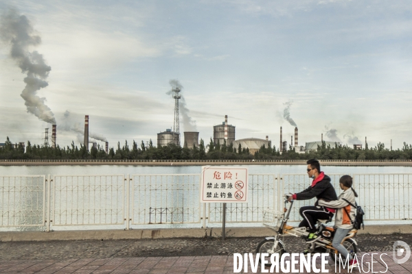 Pollution en Chine - Illustration