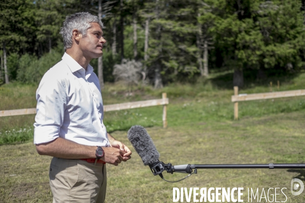 Laurent Wauquiez : Montée annuelle du Mont Mézenc