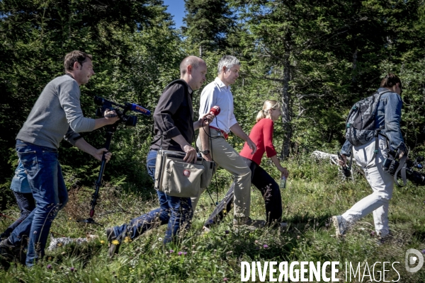 Laurent Wauquiez : Montée annuelle du Mont Mézenc