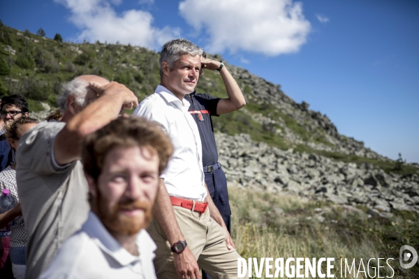 Laurent Wauquiez : Montée annuelle du Mont Mézenc