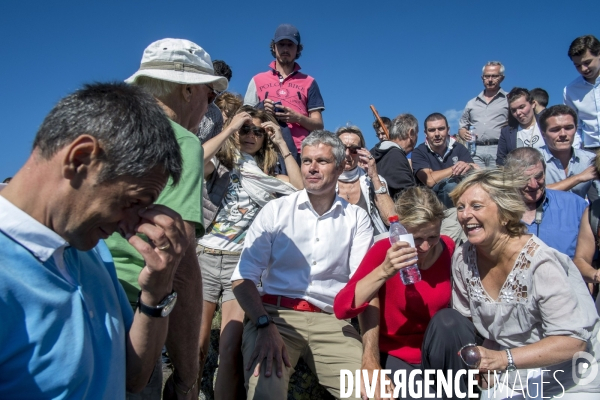 Laurent Wauquiez : Montée annuelle du Mont Mézenc
