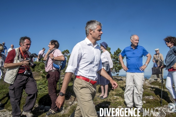 Laurent Wauquiez : Montée annuelle du Mont Mézenc