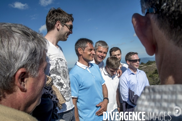Laurent Wauquiez : Montée annuelle du Mont Mézenc