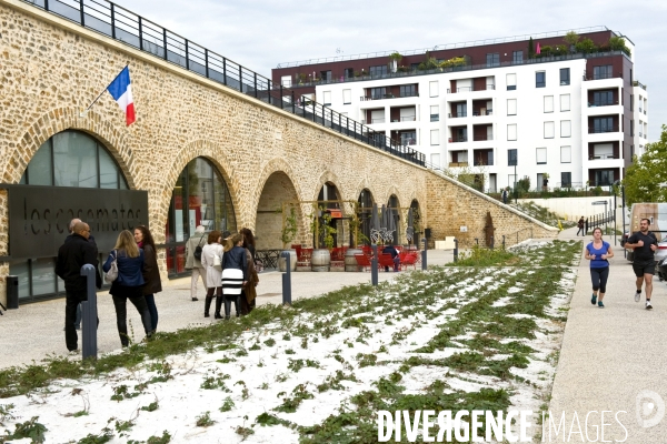 Illustration Octobre 2015.Les casmates du fort d Issy rehabilitees