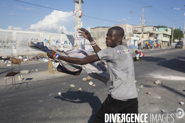 Reactions apres le premier tour des elections presidentielles en haiti.