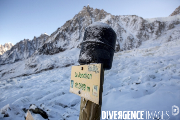Massif du Mont-Blanc : réchauffement climatique