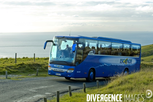 Illustration Octobre2015.Autobus touristique au Cap Gris Nez.