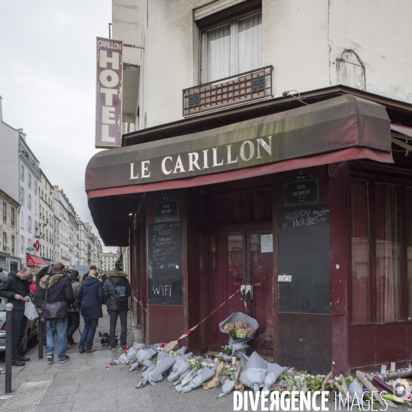 Lendemain des attentats à Paris du 13 novembre 2015