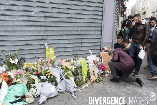 Lendemain des attentats à Paris du 13 novembre 2015