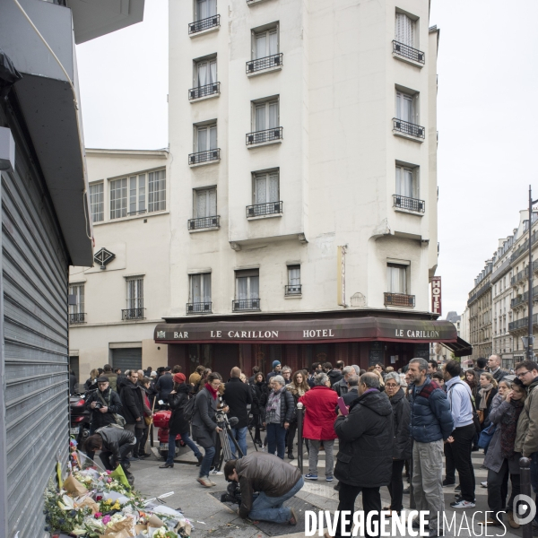 Lendemain des attentats à Paris du 13 novembre 2015