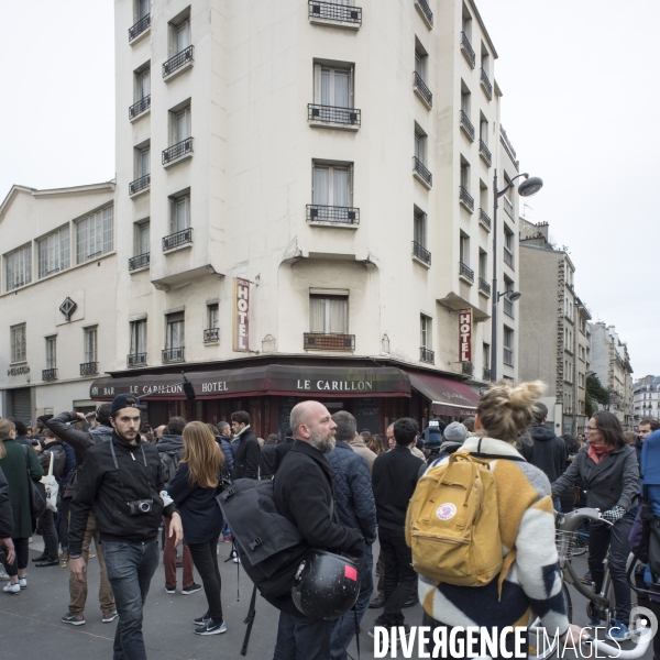 Lendemain des attentats à Paris du 13 novembre 2015