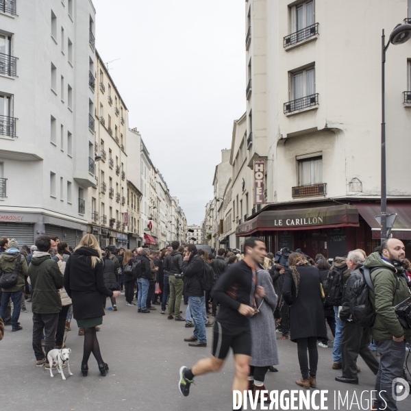 Lendemain des attentats à Paris du 13 novembre 2015