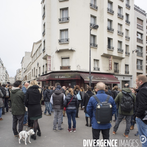 Lendemain des attentats à Paris du 13 novembre 2015