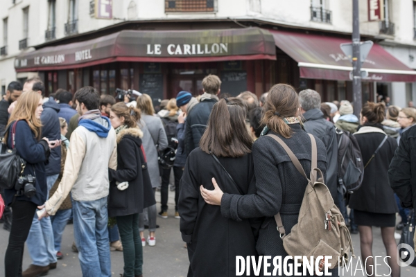 Lendemain des attentats à Paris du 13 novembre 2015