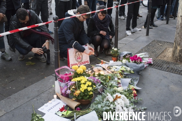 Lendemain des attentats à Paris du 13 novembre 2015