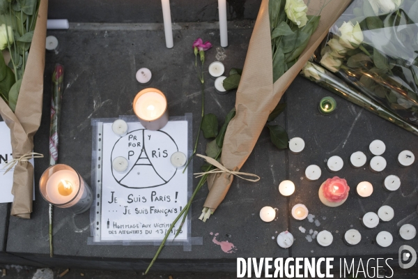 Lendemain des attentats à Paris du 13 novembre 2015