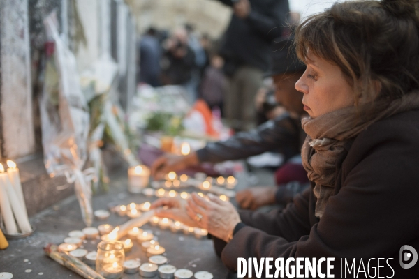 Lendemain des attentats à Paris du 13 novembre 2015