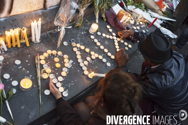 Lendemain des attentats à Paris du 13 novembre 2015