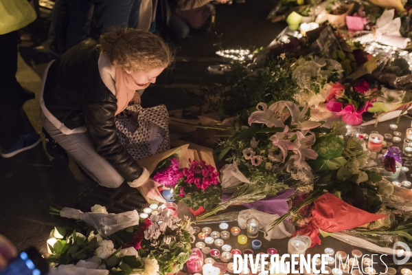 Lendemain des attentats à Paris du 13 novembre 2015