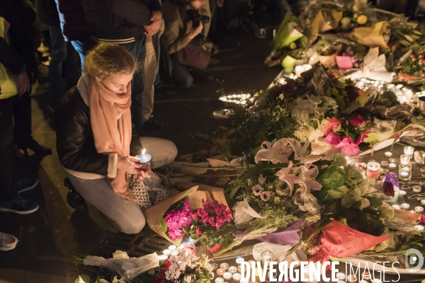 Lendemain des attentats à Paris du 13 novembre 2015