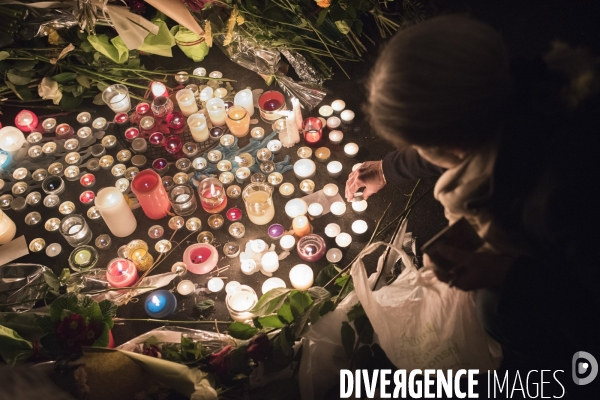 Lendemain des attentats à Paris du 13 novembre 2015