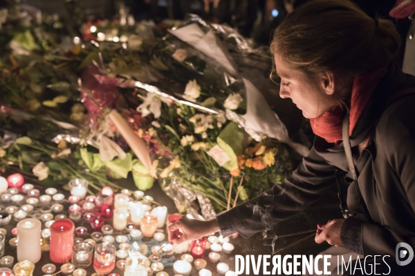 Lendemain des attentats à Paris du 13 novembre 2015