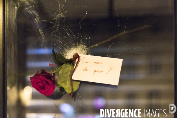 Lendemain des attentats à Paris du 13 novembre 2015