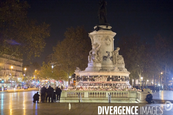 Mouvement de panique Place de la République