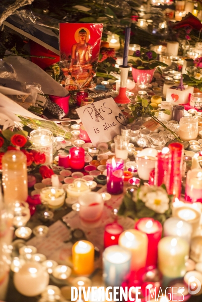 Place de la République : hommage aux victimes des attentats