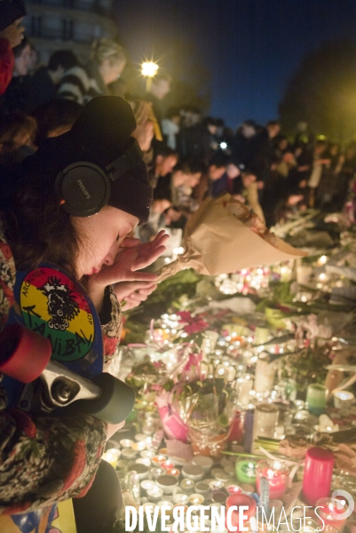 Place de la République : hommage aux victimes des attentats