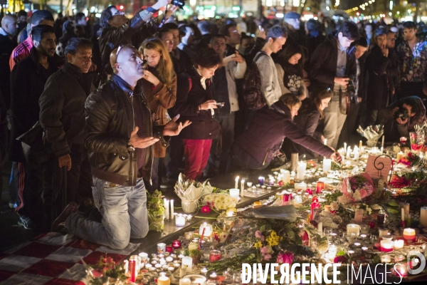 Place de la République : hommage aux victimes des attentats