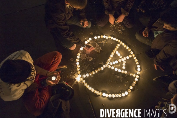 Place de la République : hommage aux victimes des attentats