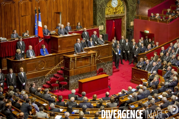 François Hollande s adresse au congrès.