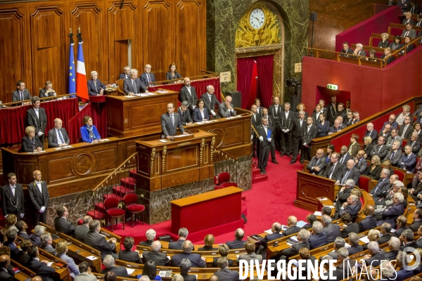 François Hollande s adresse au congrès.