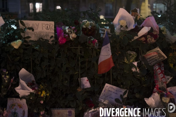 Face au Bataclan.