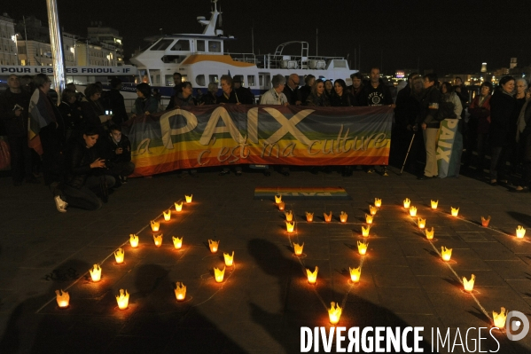 Hommage aux victimes de Paris