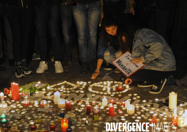 Hommage aux victimes de Paris