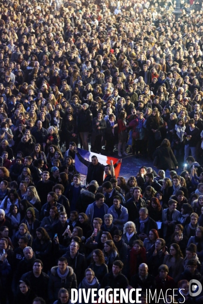 Rassemblement républicain suite aux attentats de Paris