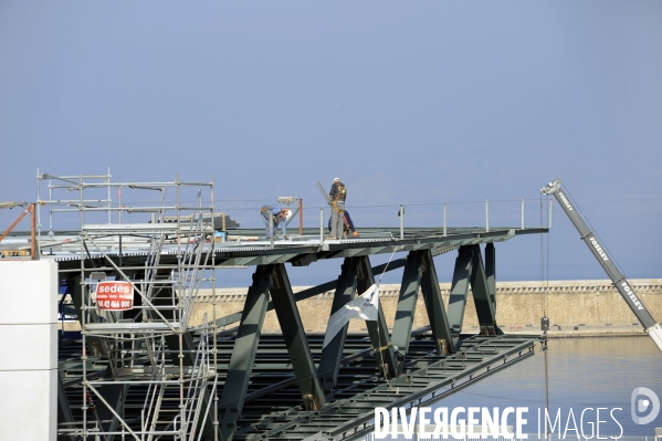 Chantiers du MUCEM et CEREM à Marseille