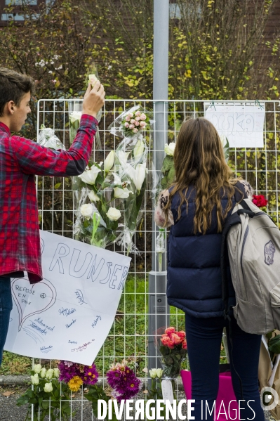 Collegien tue par balle dans un bus scolaire a Hegenheim.