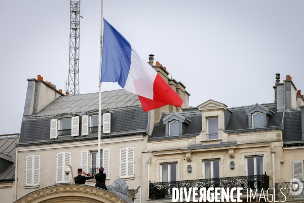 Elysée après les attentats du 13 novembre 2015. Samedi 14 novembre 2015