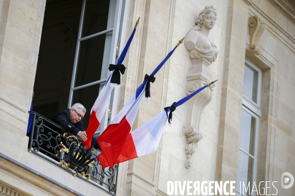 Elysée après les attentats du 13 novembre 2015. Samedi 14 novembre 2015