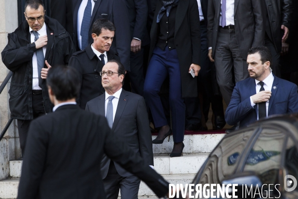 Minute de silence a la Sorbonne