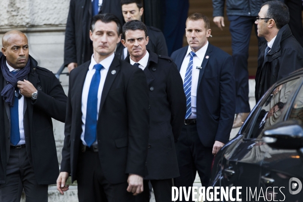 Minute de silence a la Sorbonne