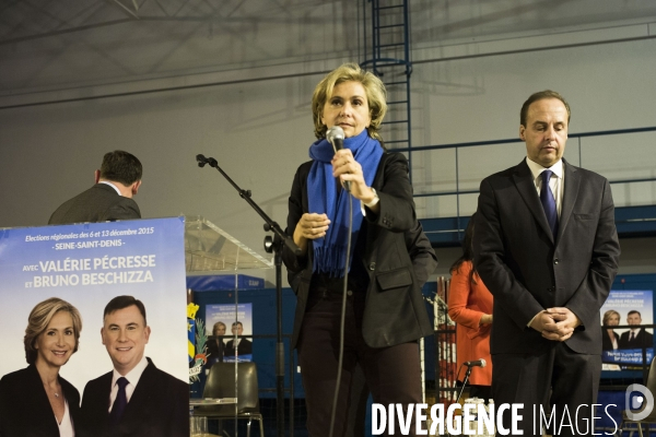 Elections regionales, Valerie Pecresse a Drancy
