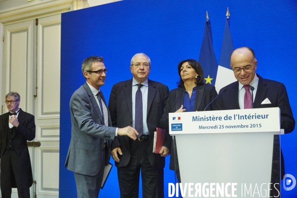 Conference de presse sécurité cop 21