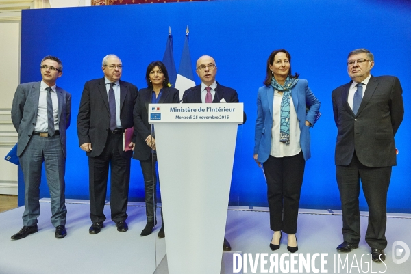 Conference de presse sécurité cop 21