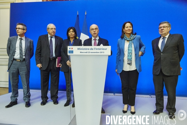 Conference de presse sécurité cop 21