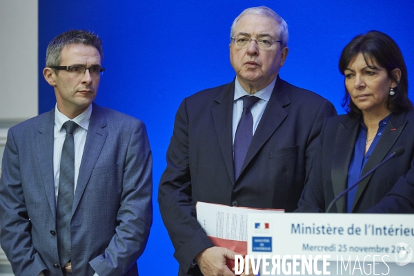 Conference de presse sécurité cop 21